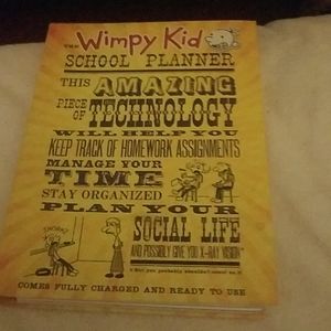 Diary of a wimpy kid school planner